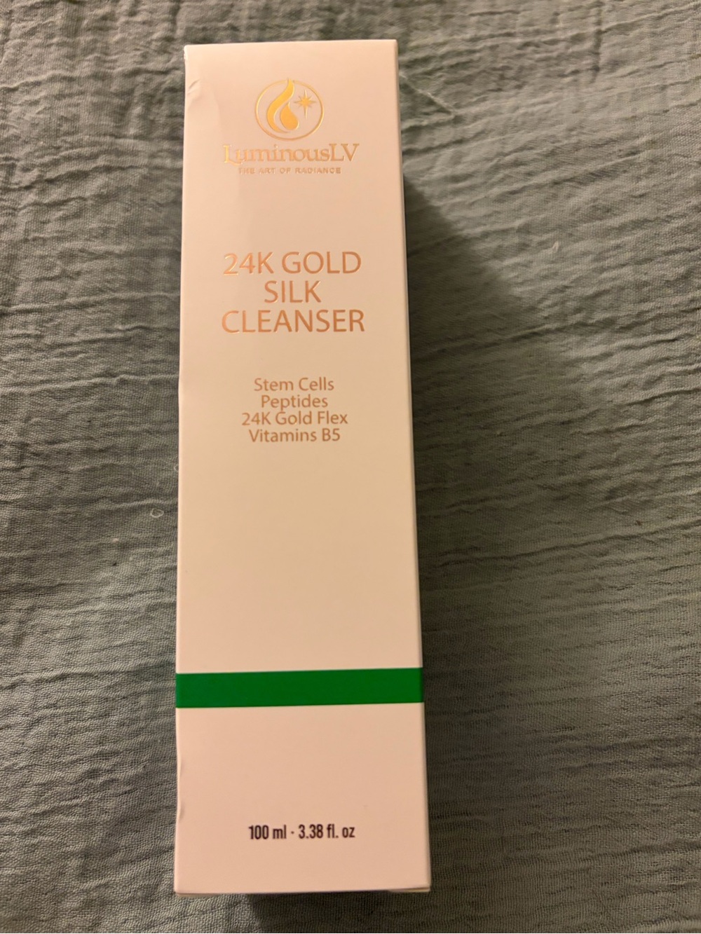 Luminous LV 24K Gold Silk Cleanser - Gold & Cream